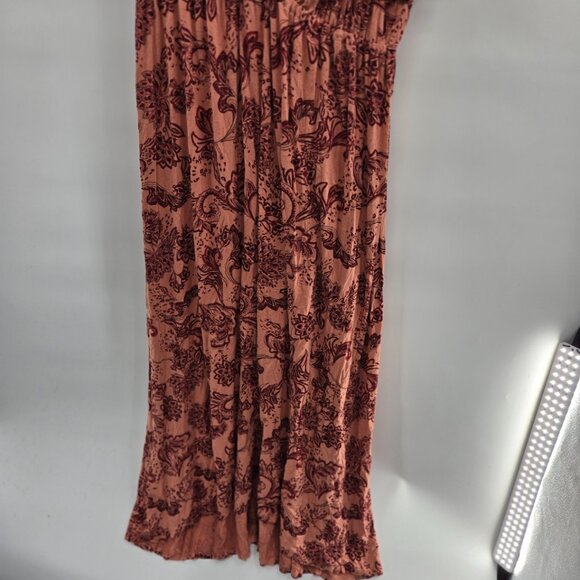 Isabel Maternity by Ingrid & Isabel Salmon Short-Sleeved V-Neck Maxi Dress XXL - Picture 2 of 9